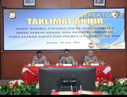 Kapolda Malut Pimpin Taklimat Akhir Audit Kinerja Tahun 2025