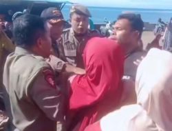 Satpol PP Sula Bongkar Lapak Pedagang di Pasar Basanohi