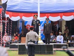 Polres Pulau Morotai Gelar Upacara HUT Bhayangkara ke-79