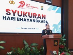 Pesan Kapolda Malut di HUT Bhayangkara ke -79 : Pegang Teguh pada Nilai- nilai Tribrata dan Catur Prasetya