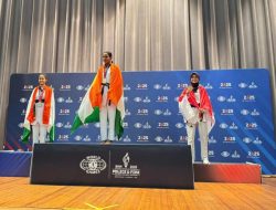 Polwan Polda Malut Bripda Ikja Raih Juara 3 Lomba Taekwondo WPFG 2025 di Amerika Serikat
