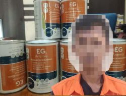 Tekab 308 Polsek Kalianda Lampung Selatan  Tangkap Karyawan Gelapkan Pakan Udang di Way Muli