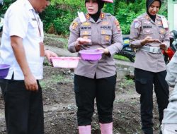 Dipimpin Kapolri se-Indonesia, Kapolres Ternate Pimpin Penanaman Jagung Kuartal III