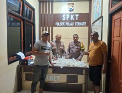 Kapolres Ternate Apresiasi Dua Polsek Jajarannya Atas Pencegahan Peredaran Miras