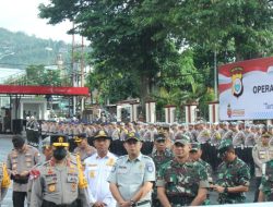 Danrem 152/Baabullah Hadiri Apel Gelar Pasukan Operasi Patuh Kie Raha 2025 di Mapolda Malut 