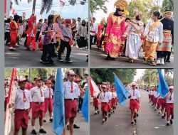 Gerak Jalan Indah Warnai  Peringatan HUT ke-80 RI di Halmahera Utara