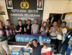 Bawa Miras Ratusan Botol, Penumpag Asal Sulut Di tangkap Anggota Polsek KP3 Ahmad Yani Ternate