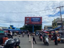 Satlantas Polres Ternate Tertibkan Parkir Liar di Pasar Barito dan Pasar Buah