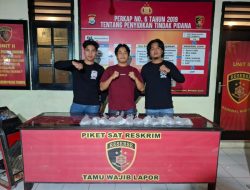 Belasan Kantong Miras beserta Pelaku Diamankan Personel Sat Reskrim Polres Ternate dan Polsek Pulau Ternate