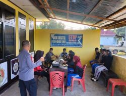 Internet Mudah, Kapolsek Mangoli Timur Ajak Warga dan Pelajar Manfaatkan Dengan yang Positif