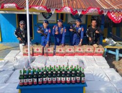 Diduga Miliki Ribuan Botol Bir Asal Luwuk, Seorang Wanita Ditangkap Ditpolairud Polda Malut 