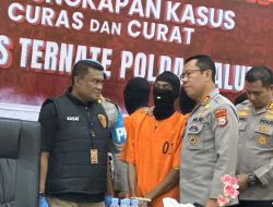 Dipimipin Kapolda Malut, Polres Ternate Ungkap Kasus Curas, Tersangka Asal Gane Halmahera Selatan