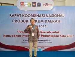 Ketua DPRD Maluku Utara Hadiri Rakornas Produk Hukum Daerah di Sulawesi 