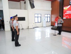 Kapolda Malut Pimpin Langsung Upacara Korps Raport Kenaikan Pangkat Sejumlah Perwira