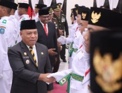 Bupati Halut Resmi Mengukuhkan  46 Anggota Paskibraka Halut Tahun 2025 