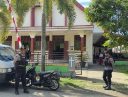 Untuk Memastikan Ummat Beragama, Polres Haltim Laksanakan Pengamanan di Gereja