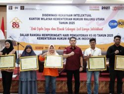 Kanwil Kemenkum Malut Gelar Diseminasi Hak Cipta Lagu dan Musik