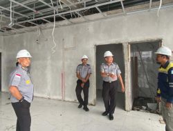 Inspektorat Awasi Pengerjaan Konstruksi Renovasi Gedung Baru Kemenkum Malut