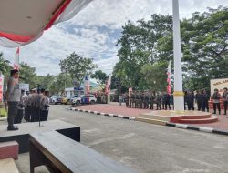 Personel Gabungan TNI-Polri di Sula Gelar Apel Bersama Pengamanan Cipta Kondisi