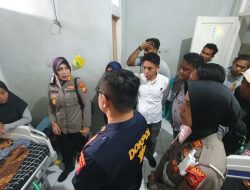 Kapolres Ternate Besuk Mahasiswa  yang Sakit Setelah Aksi Unjuk Rasa di Kantor DPRD 