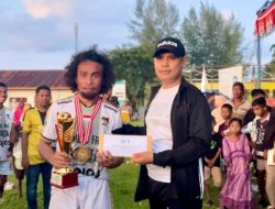 Calon Ketua KONI Sula Hadiri Penutupan Tournamen Modapia Cup I