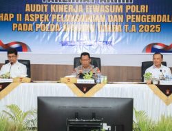 Kapolda Maluku Utara Menghadiri Audit Kinerja Polri Tahap II Tahun 2025