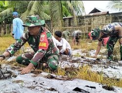Peringati HUT TNI Ke-80 Kodim 1508/Tobelo Peduli, Gelar Karya Bakti di Panti Asuhan Tarakani