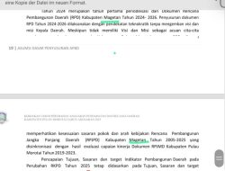 Dokumen KUA-PPAS Pemkab Morotai Diduga Copy Paste