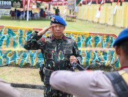 Pimpin Upacara HUT ke-66 Korps Brimob  Polri, Kapolda Malut Berikan 5 Pesan Strategis 