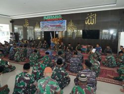 Korem 152/Baabullah Gelar Sholat Jumat dan Doa Bersama Lintas Agama Peringati HUT TNI ke-80