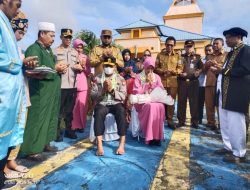 Tradisi Tijak Lecak Sambut Kapolda Malut di Bumi Saruma Halmahera Selatan