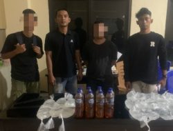 Polres Ternate Berhasil Amankan Tiga Pelaku Penjual Miras Ilegal