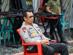 Kapolda Malut Tinjau Uji Standarisasi Petugas Penindak Satuan PHH dan Anti Anarkis serta Penembak Gas Air Mata
