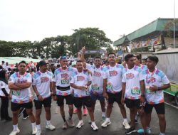 Color Gama Fun Run Sukses, Wakapolda Malut Apresiasi Kapolres Ternate