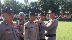 Polres Halut Gelar Apel dan Pelantikan SPKT, Pamapta I, II, dan III Komitmen Tingkatkan Pelayanan Prima untuk Masyarakat