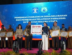 Menteri Hukum Resmikan 1.185 Pos Bantuan Hukum di Maluku Utara