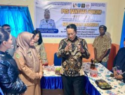 Menteri Hukum dan Gubernur Sherly Pantau Pos Bankum Tingkat Kelurahan