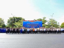 Ratusan Personel Polda Malut Gelar Operasi Amnusa II-2025, Siaga Hadapi Potensi Bencana
