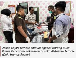 Kejari Ternate Terima Berkas Tahap Satu Tersangka Kasus Curas Asal Halsel