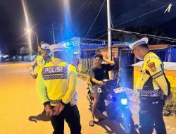 Cegah Balapan Liar, Satlantas Polres Ternate Gelar Patroli Malam