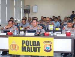 Kapolda Maluku Utara Ikuti Rapat Internal Anev Akselerasi Transformasi Polri Secara Virtual