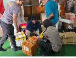 Polsek KP3 Ahmad Yani Ternate Sita 4.423 Botol dan Jeriken Miras Asal Manado