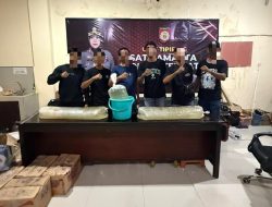 Sat Samapta Polres Ternate Amankan Pelaku Penjual Miras