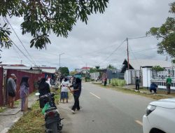 Sambut Penilaian Adipura yang ke-2 Tahun 2025, Pemdes Fatce Lakukan Kerja Bakti