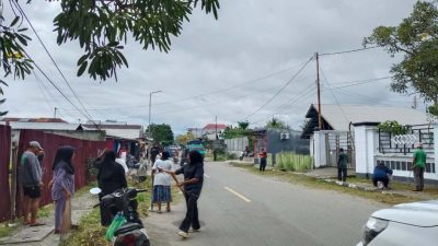 Sambut Penilaian Adipura yang ke-2 Tahun 2025, Pemdes Fatce Lakukan Kerja Bakti