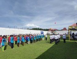 Lapas Kelas IIB Sanana Gelar Upacara ke-1 Tahun Hari Bakti Kementerian Imigrasi dan Pemasyarakatan