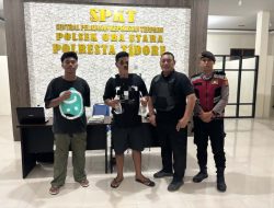 Polsek Oba Utara Ringkus Tiga Pelaku Pengedar Minuman Keras Cap Tikus