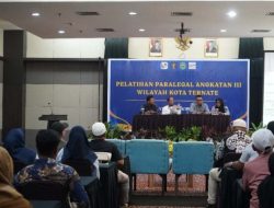 Kemenkum Malut Gelar Pelatihan Parletak Angkatan III Batch II