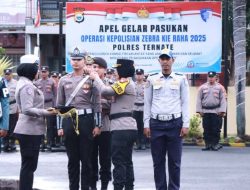 Kapolres Ternate Pimpin Apel Operasi Zebra 2025, Ini Pesan Penting Untuk Pengendara
