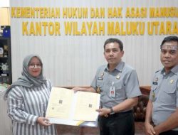 Dongkrak Daya Saing UMKM, Kemenkum Malut Serahkan Sertifikat Merek Terdaftar